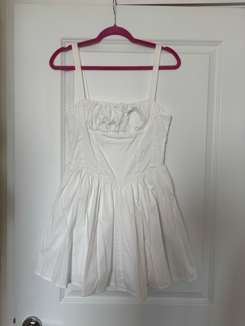 Zara White Mini Sundress